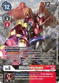 BlitzGreymon Alternate Art (Alternative Being Booster)