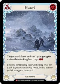 Blizzard (Tales of Aria) — Flesh & Blood TCG Card Value