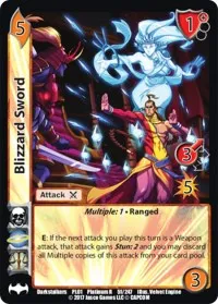 Blizzard Sword (Capcom Platinum Series) — UniVersus Card Value