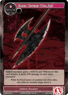 Blood Covered War Axe (Battle for Attoractia)