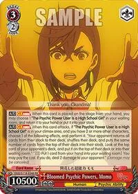 Bloomed Psychic Powers Momo (DANDADAN) — Weiss Schwarz Card Value