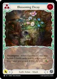 Blossoming Decay Blue (Blitz Deck: Rosetta - Verdance) — Flesh & Blood TCG Card Value