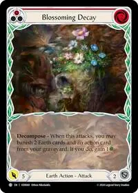 Blossoming Decay Red (Blitz Deck: Rosetta - Verdance) — Flesh & Blood TCG Card Value