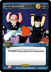 Blue Blockade (Panini: Set 1) — Dragon Ball Z TCG Card Value