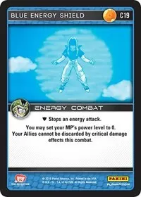 Blue Energy Shield (Panini: Perfection)