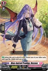 Blue haired Prodigy Receus (D Promo Cards)