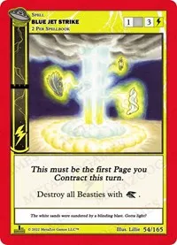 Blue Jet Strike (UFO: First Edition) — MetaZoo Card Value