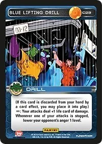 Blue Lifting Drill (Panini: Heroes & Villains) — Dragon Ball Z TCG Card Value