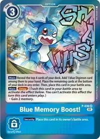 Blue Memory Boost (Digimon Promotion Cards)