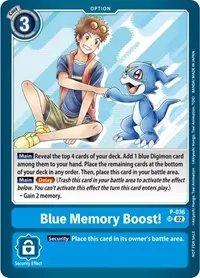 Blue Memory Boost NYCC 2023 Demo Deck (Digimon Demo Deck Exclusive Cards)