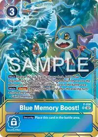 Blue Memory Boost P 036 Premium Card Collection Memory Boost Set (Digimon Promotion Cards)