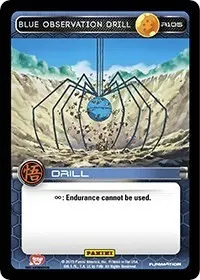 Blue Observation Drill (Panini: Movie Collection)