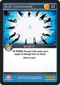 Blue Overcharge (Panini: Perfection) — Dragon Ball Z TCG Card Value
