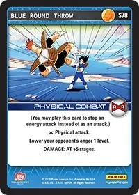 Blue Round Throw (Panini: Evolution)