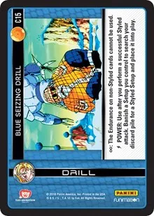Blue Seizing Drill (Panini: Vengeance) — Dragon Ball Z TCG Card Value