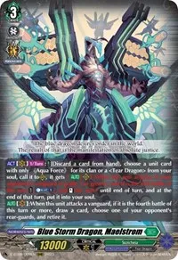 Blue Storm Dragon Maelstrom (D-BT08: Minerva Rising) — Cardfight Vanguard Card Value