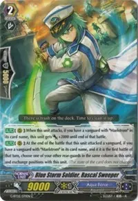 Blue Storm Soldier Rascal Sweeper (G-BT02: Soaring Ascent of Gale & Blossom)