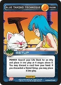 Blue Taming Technique (Panini: Heroes & Villains) — Dragon Ball Z TCG Card Value