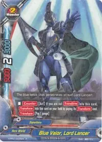 Blue Valor Lord Lancer (Terror of the Inverse Omni Lords)