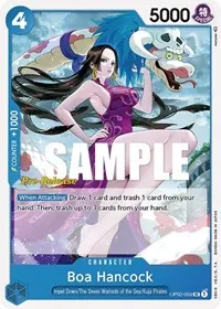Boa Hancock (Paramount War Pre-Release Cards)