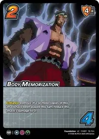 Body Memorization (Yu Yu Hakusho: Dark Tournament)