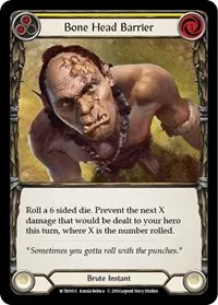 Bone Head Barrier (Welcome to Rathe) — Flesh & Blood TCG Card Value