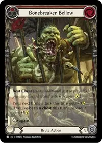 Bonebreaker Bellow Red (Blitz Deck: Heavy Hitters - Rhinar)