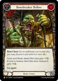 Bonebreaker Bellow Red (Armory Deck: Rhinar)