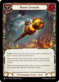 Boom Grenade Red (Armory Deck: Dash)