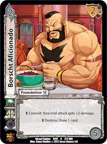 Borscht Aficionado (Street Fighter CCG)