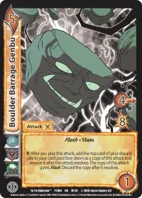Boulder Barrage Genbu (Yu Yu Hakusho)