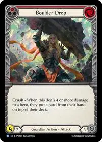 Boulder Drop Red (Armory Deck: Pleiades)