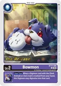 Bowmon (Blast Ace Pre-Release Cards) — Digimon Card Game Card Value