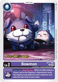 Bowmon (Secret Crisis Pre-Release Cards) — Digimon Card Game Card Value