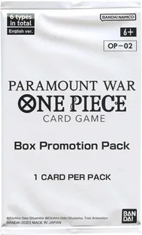 Box Promotion Pack (Paramount War) — One Piece Card Game Card Value