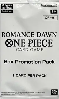 Box Promotion Pack (Romance Dawn) — One Piece Card Game Card Value