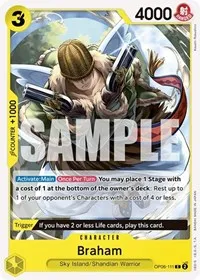Braham (Wings of the Captain) — One Piece Card Game Card Value