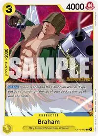 Braham (Adventure on Kami's Island Release Event Cards)