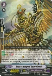 Brass winged Gear Hawk (G-BT02: Soaring Ascent of Gale & Blossom)