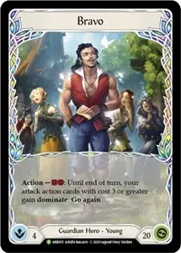 Bravo HER055 (Flesh and Blood: Promo Cards)