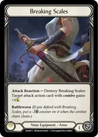 Breaking Scales (Hero Deck: Katsu) — Flesh & Blood TCG Card Value