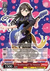 Breakthrough Tae Hanazono Parallel Foil (Poppin’Party x Roselia)