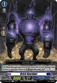 Brick Guardner (D-BT08: Minerva Rising) — Cardfight Vanguard Card Value
