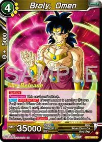 Broly Omen (History of Z Pre-Release Cards)