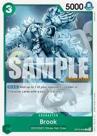 Brook 035 (Royal Blood Release Event Cards) — One Piece Card Game Card Value