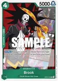 Brook (Paramount War) — One Piece Card Game Card Value
