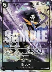 Brook Championship 2024 Finalist Card Set (One Piece Promotion Cards)
