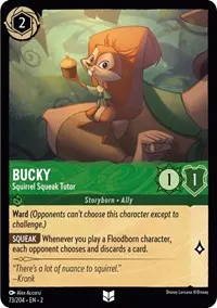 Bucky Squirrel Squeak Tutor (Rise of the Floodborn)