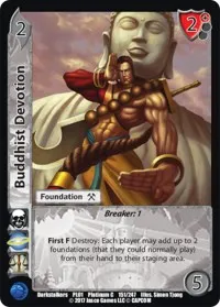 Buddhist Devotion (Capcom Platinum Series) — UniVersus Card Value