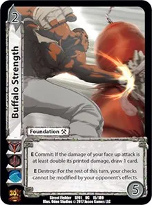 Buffalo Strength (Street Fighter CCG)